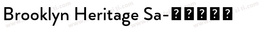 Brooklyn Heritage Sa字体转换